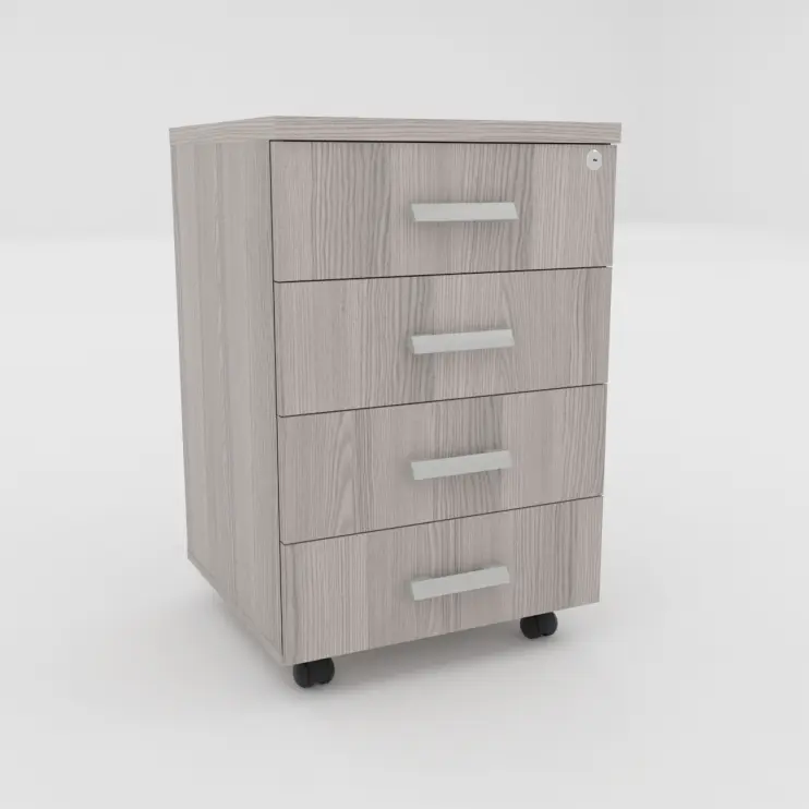 GAVETEIRO VOLANTE COM 4 GAVETAS