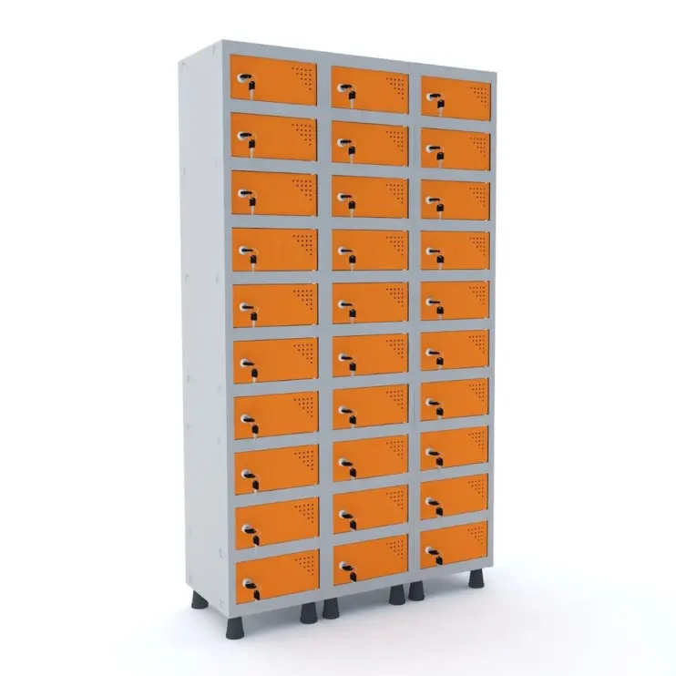 ARMÁRIO PORTA OBJETOS COM 30 PORTAS