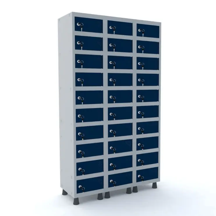 ARMÁRIO PORTA OBJETOS COM 30 PORTAS