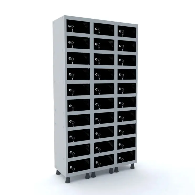 ARMÁRIO PORTA OBJETOS COM 30 PORTAS