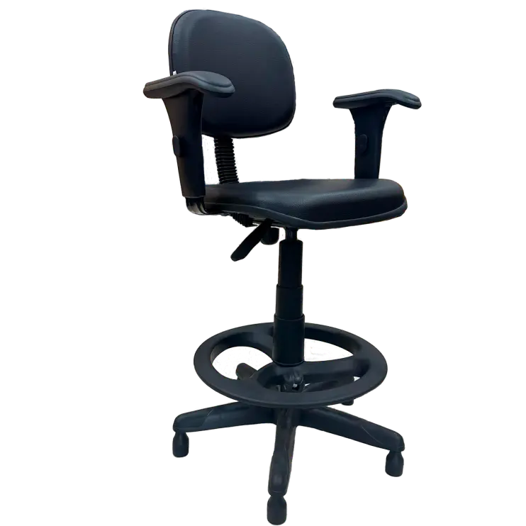 CADEIRA SECRETÁRIA CAIXA TOPÁZIO COM BRAÇOS