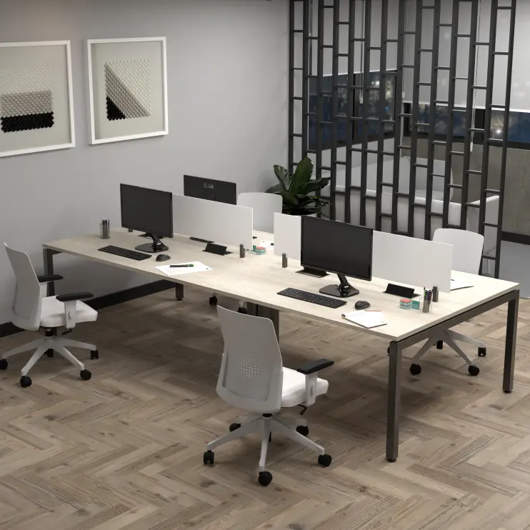 PLATAFORMA DUPLA COM PÉ TRAVE DE AÇO - OP1