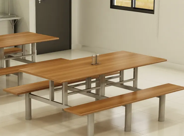 CONJUNTO REFEITÓRIO 6 LUGARES BANCO RETO