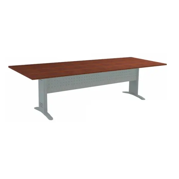 MESA DE REUNIÃO RETANGULAR COM SAIA DE AÇO - IP