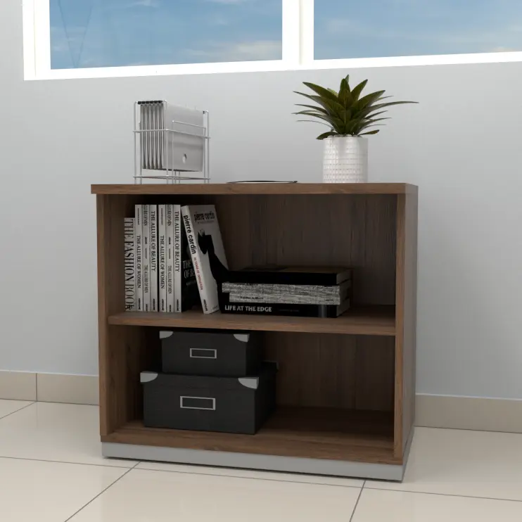 ARMÁRIO BAIXO ABERTO DE MADEIRA