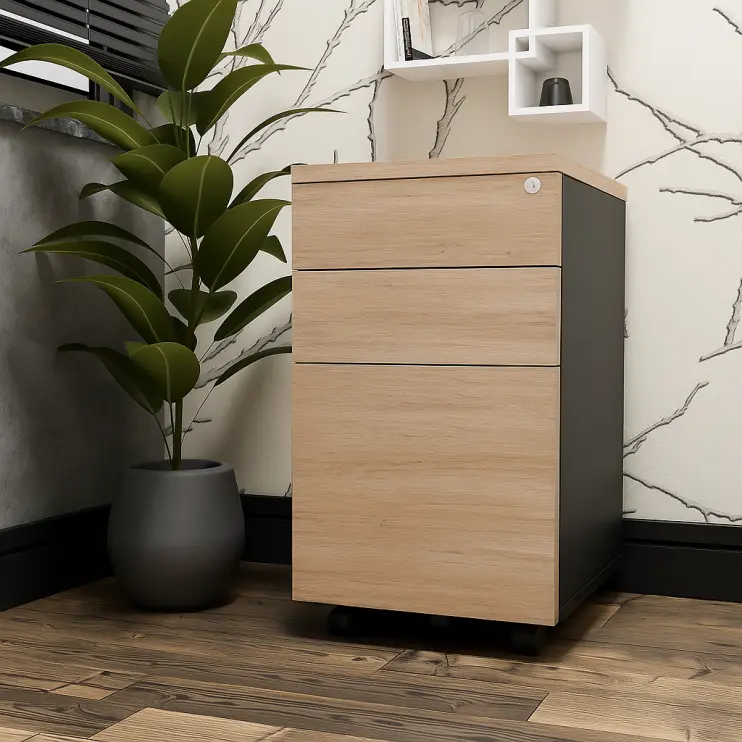 GAVETEIRO VOLANTE COM 3 GAVETAS