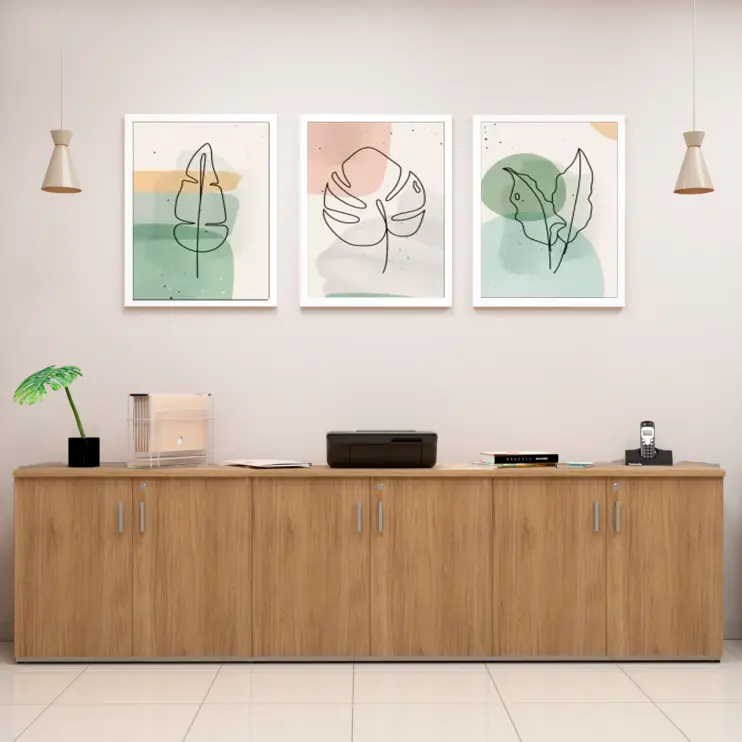 ARMÁRIO BAIXO TRIPLO FECHADO