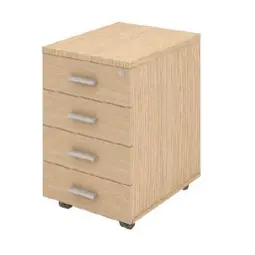 GAVETEIRO VOLANTE COM 4 GAVETAS