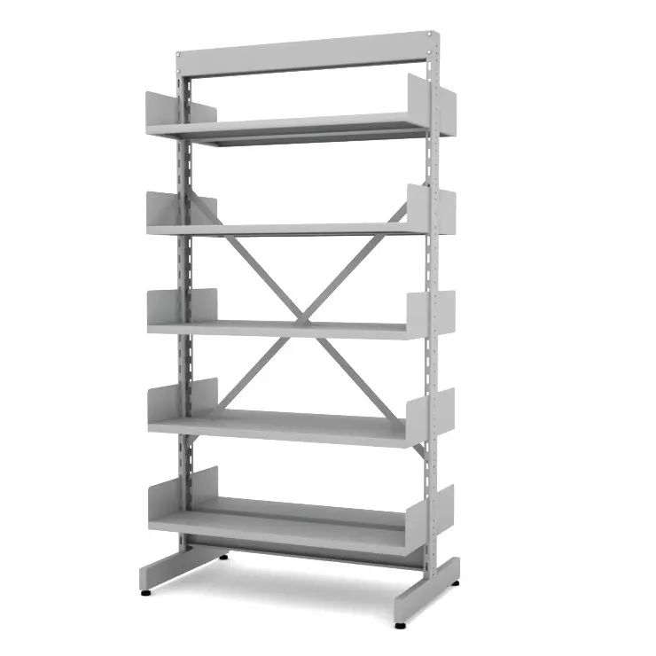 ESTANTE BIBLIOTECA DE AÇO SEM BASE COM 8 PRATELEIRAS