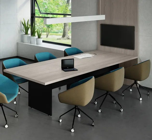 MESA DE REUNIÃO RETANGULAR BIPARTIDA