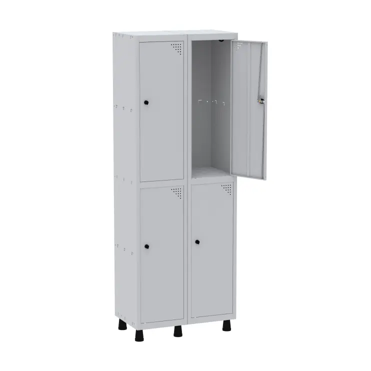 ROUPEIRO DE AÇO COM 4 PORTAS GRANDES
