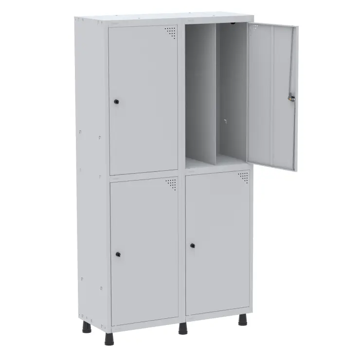 ROUPEIRO INSALUBRE DIVISÃO INTERNA VERTICAL 4 PORTAS