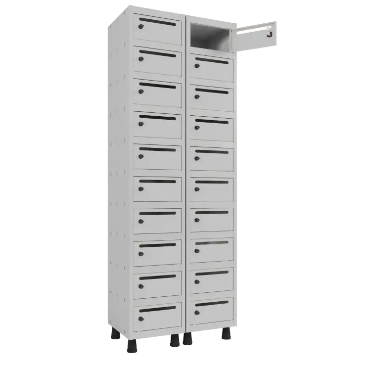 ARMÁRIO CAIXA POSTAL COM 20 PORTAS