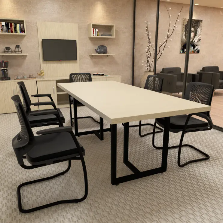 MESA DE REUNIÃO RETANGULAR