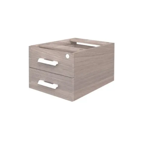 GAVETEIRO FIXO COM 2 GAVETAS - PRIMA 40