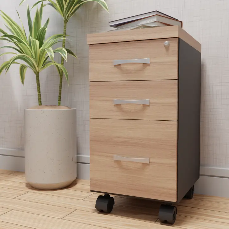 GAVETEIRO VOLANTE DE 3 GAVETAS