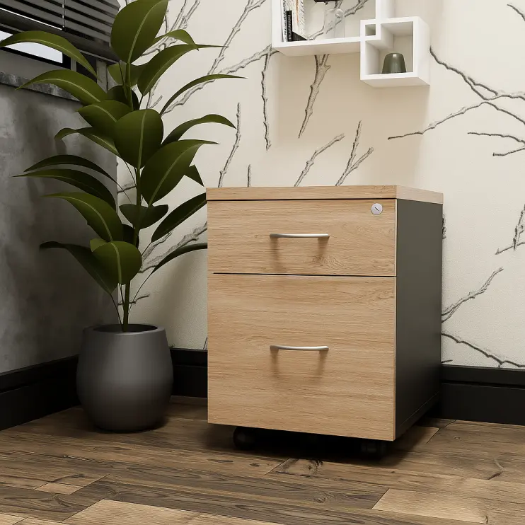 GAVETEIRO VOLANTE COM 2 GAVETAS