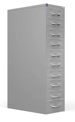 ARQUIVO DE  AÇO COM 10 GAVETAS