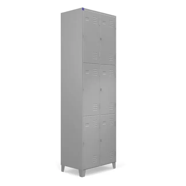 ROUPEIRO DE AÇO COM 6 PORTAS