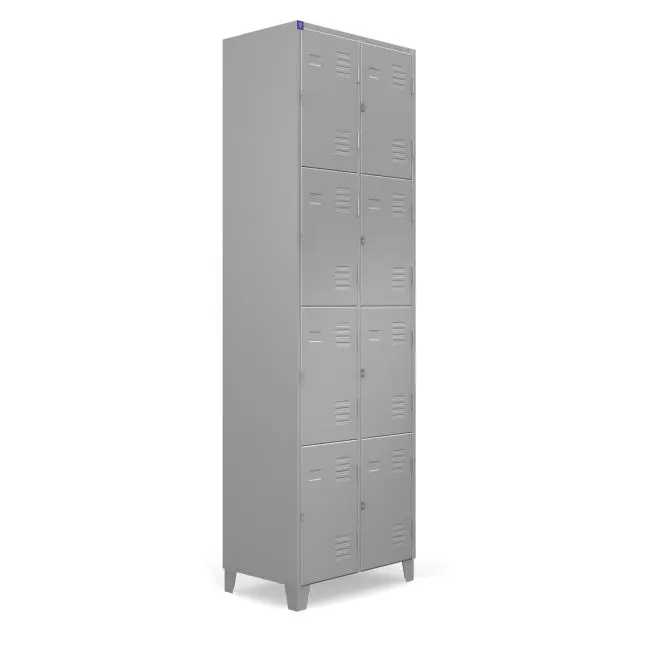 ROUPEIRO DE AÇO COM 8 PORTAS