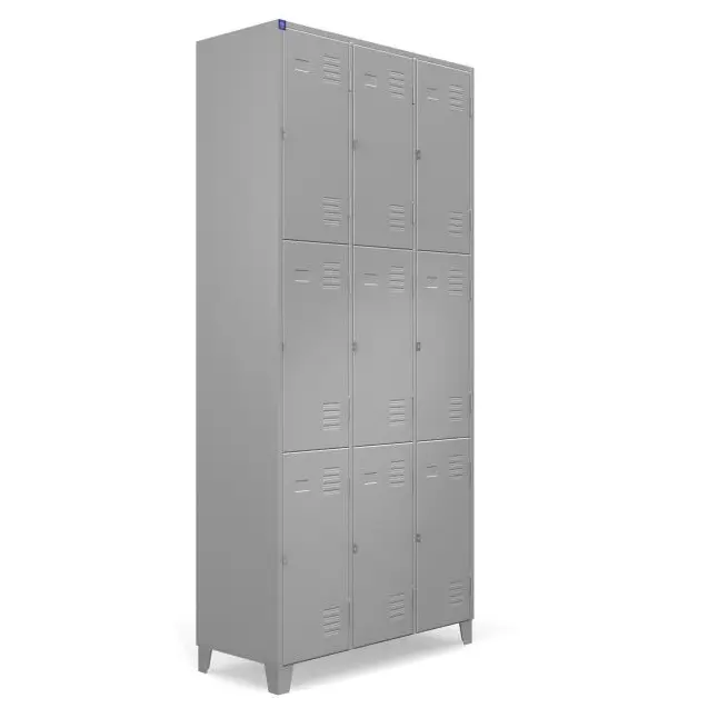 ROUPEIRO DE AÇO COM 9 PORTAS