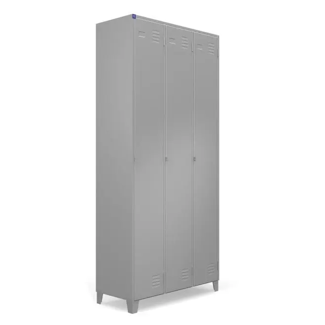 ROUPEIRO DE AÇO COM 3 PORTAS GRANDES