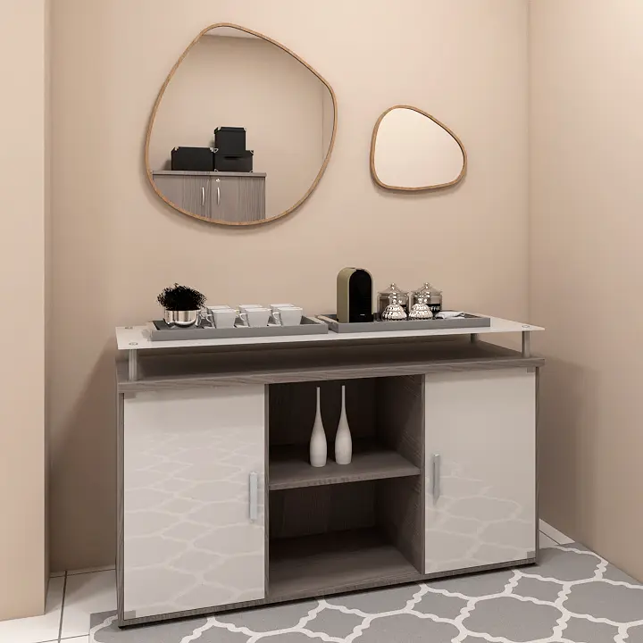 ARMÁRIO NICHO COM PORTA E TAMPO DE VIDRO