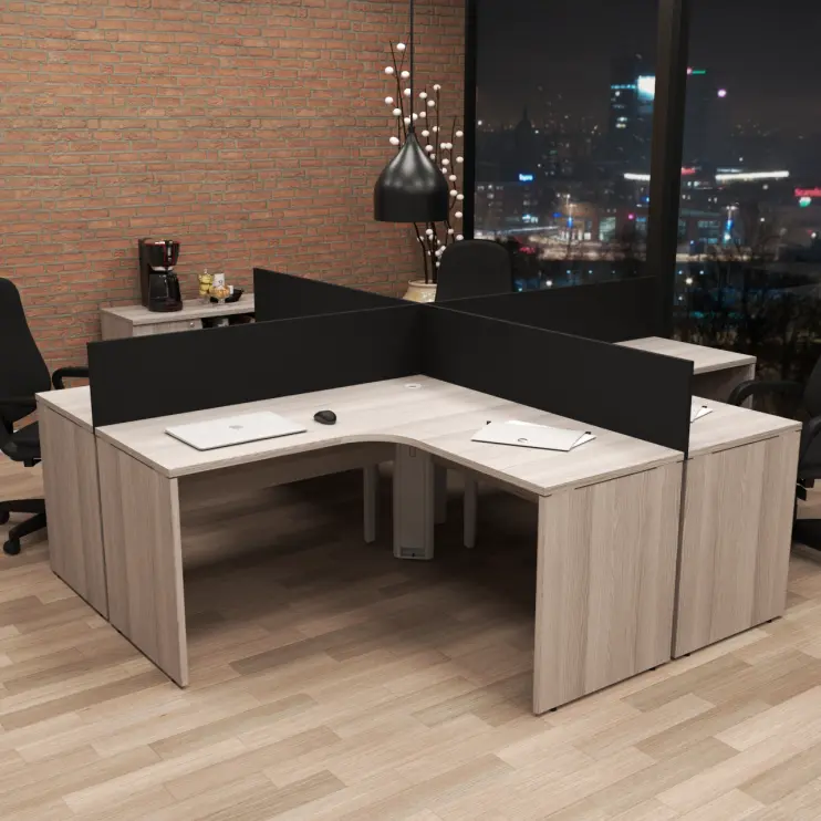 ESTAÇÃO DE TRABALHO DE 4 LUGARES