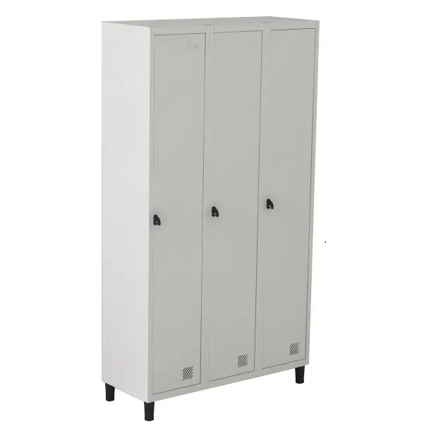 ROUPEIRO DE AÇO COM 3 PORTAS GRANDES