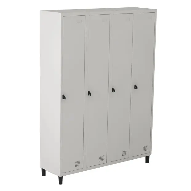 ROUPEIRO DE AÇO COM 4 PORTAS GRANDES
