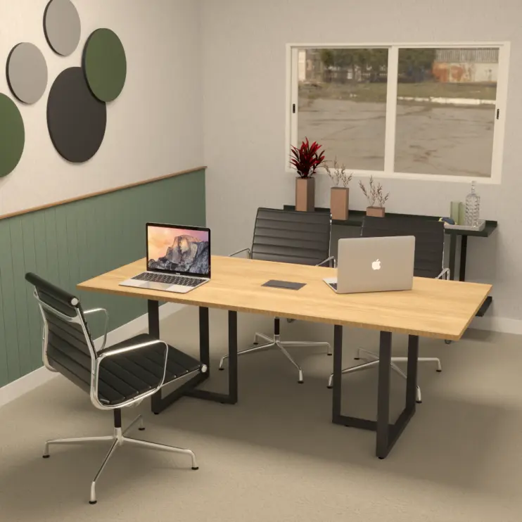 MESA DE REUNIÃO TUBULAR