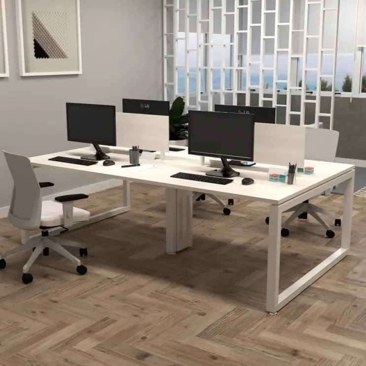 PLATAFORMA DUPLA PÉ QUADRO DE AÇO