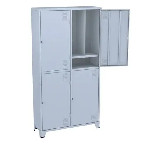 ROUPEIRO INSALUBRE COM SAPATEIRA DE 4 PORTAS