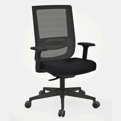 CADEIRA JOB GIRATÓRIA EM TELA